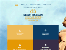 Tablet Screenshot of deronfreeman.com